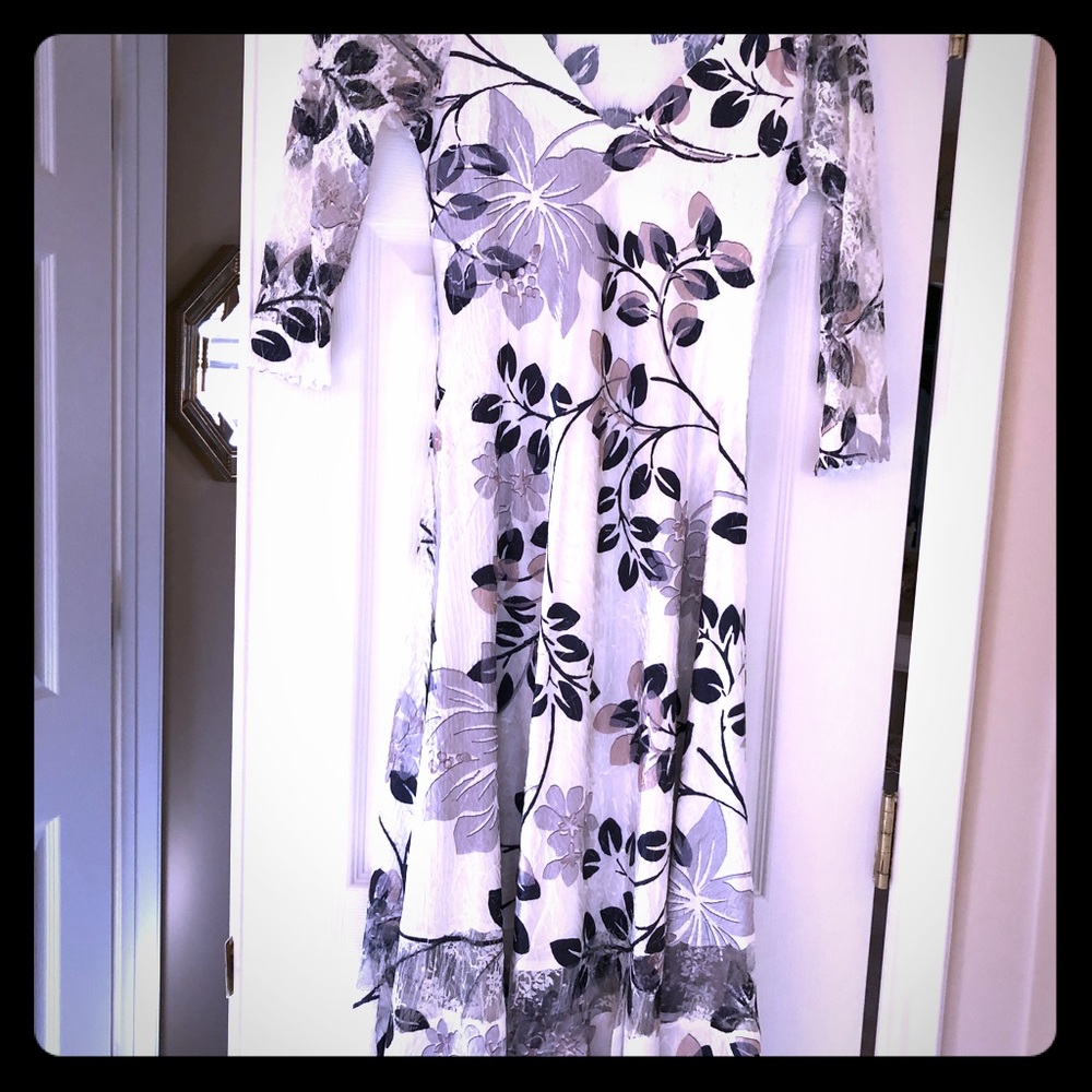 Black and white dress